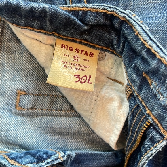 Like New Big Star Jeans - 30L - Picture 5 of 5
